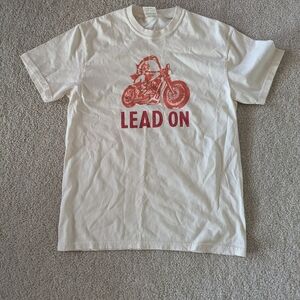 Men's Cream Graphic T-Shirt